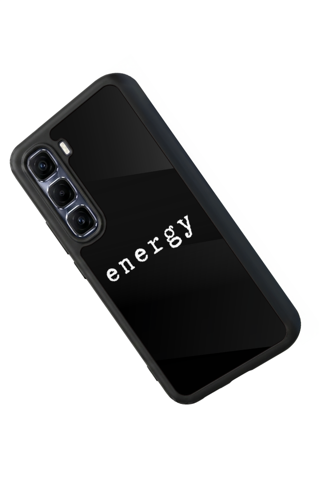 Infinix Hot 60 Pro Plus Uyumlu Energy Tasarımlı Glossy Premium Kılıf