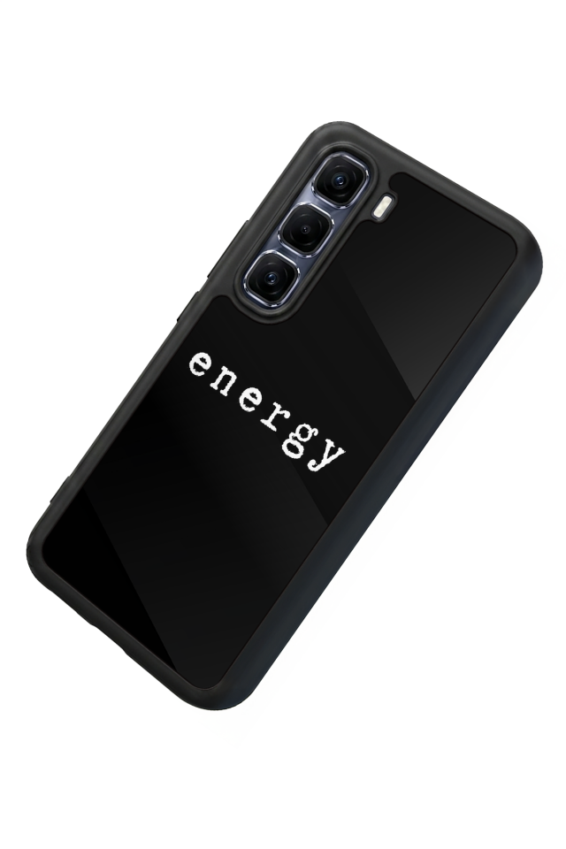 Infinix Hot 60 Pro Plus Uyumlu Energy Tasarımlı Glossy Premium Kılıf