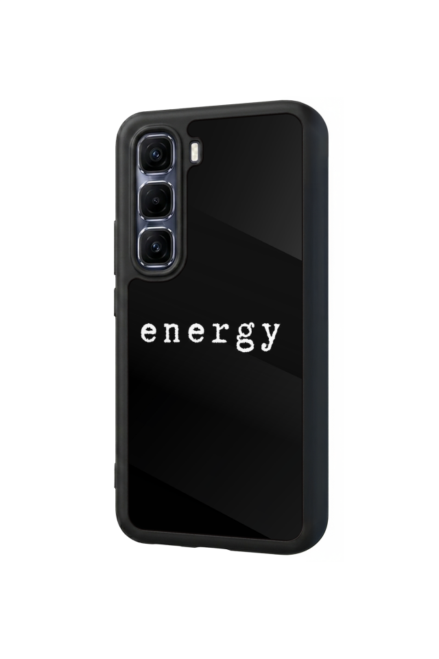 Infinix Hot 60 Pro Plus Uyumlu Energy Tasarımlı Glossy Premium Kılıf