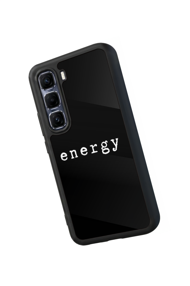 Infinix Hot 60 Pro Plus Uyumlu Energy Tasarımlı Glossy Premium Kılıf