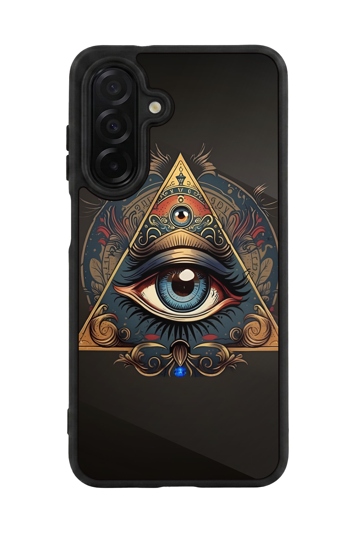 Samsung Galaxy A56 Uyumlu Göz Tasarımlı Glossy Premium Kılıf