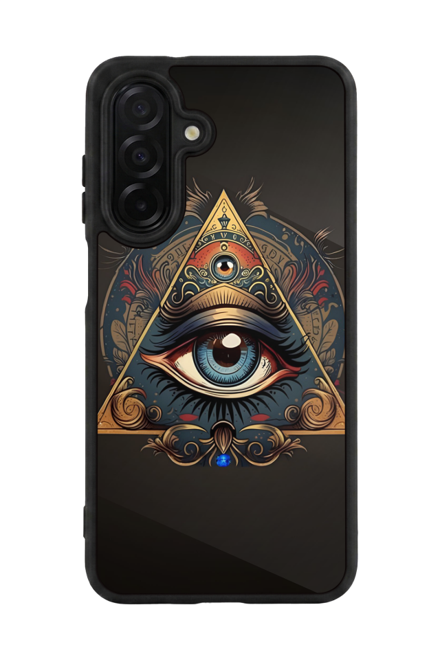 Samsung Galaxy A56 Uyumlu Göz Tasarımlı Glossy Premium Kılıf