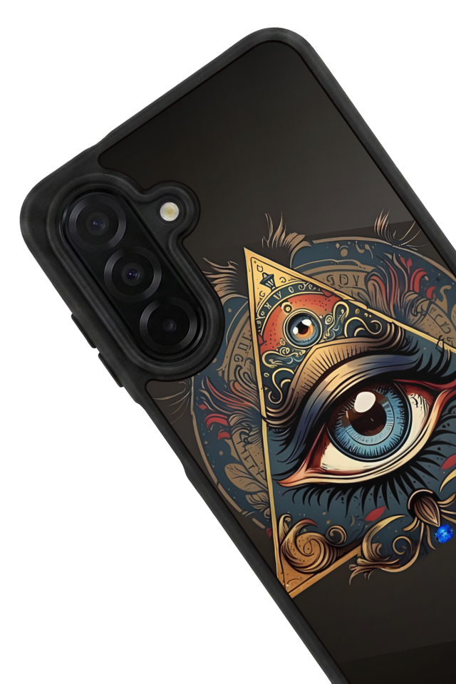 Samsung Galaxy A56 Uyumlu Göz Tasarımlı Glossy Premium Kılıf