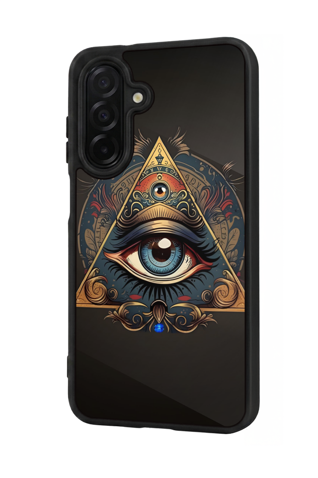 Samsung Galaxy A56 Uyumlu Göz Tasarımlı Glossy Premium Kılıf