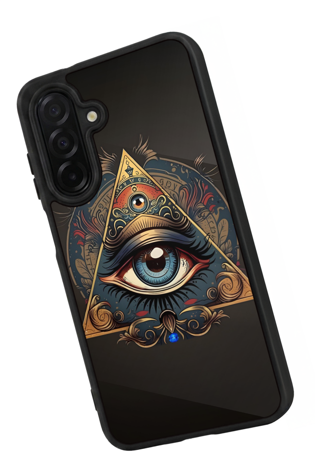 Samsung Galaxy A56 Uyumlu Göz Tasarımlı Glossy Premium Kılıf