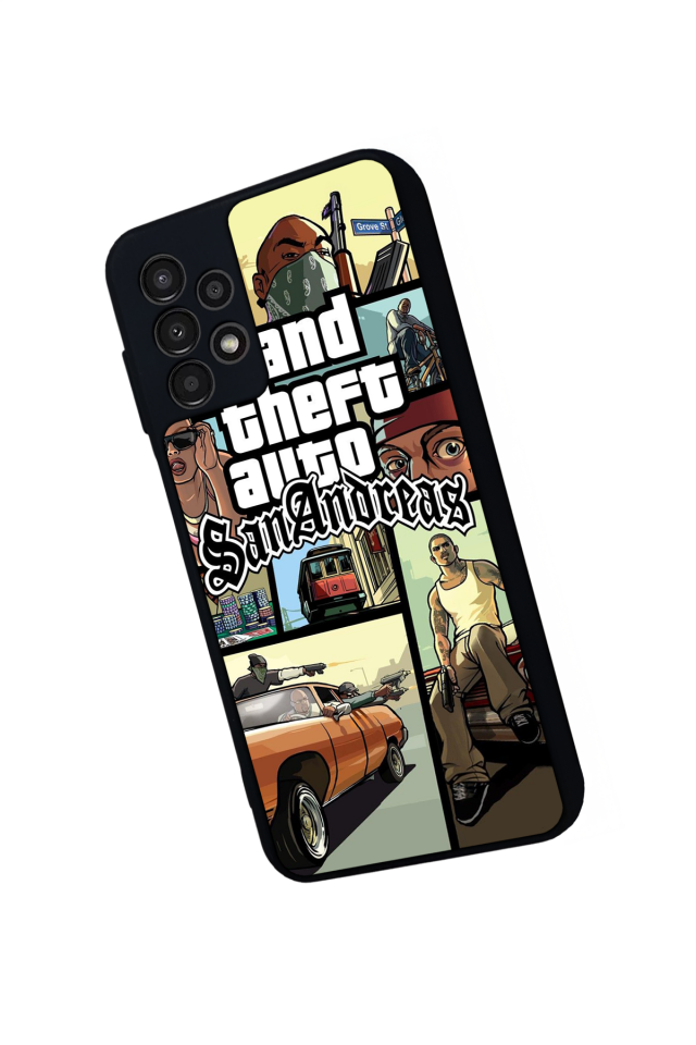 Samsung Galaxy A23 Uyumlu GTA Tasarımlı Glossy Premium Kılıf