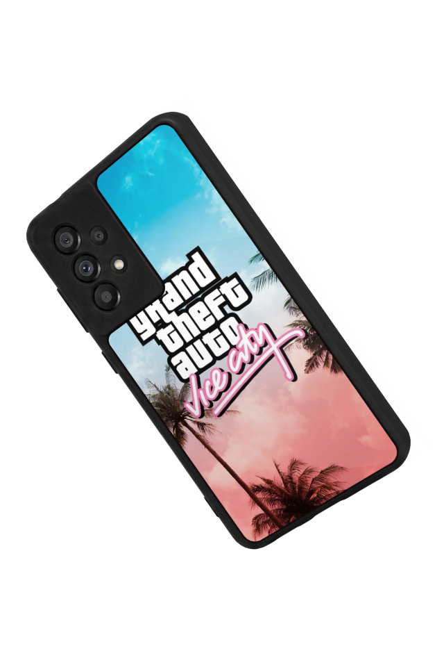 Samsung Galaxy A73 Uyumlu GTA Tasarımlı Glossy Premium Kılıf