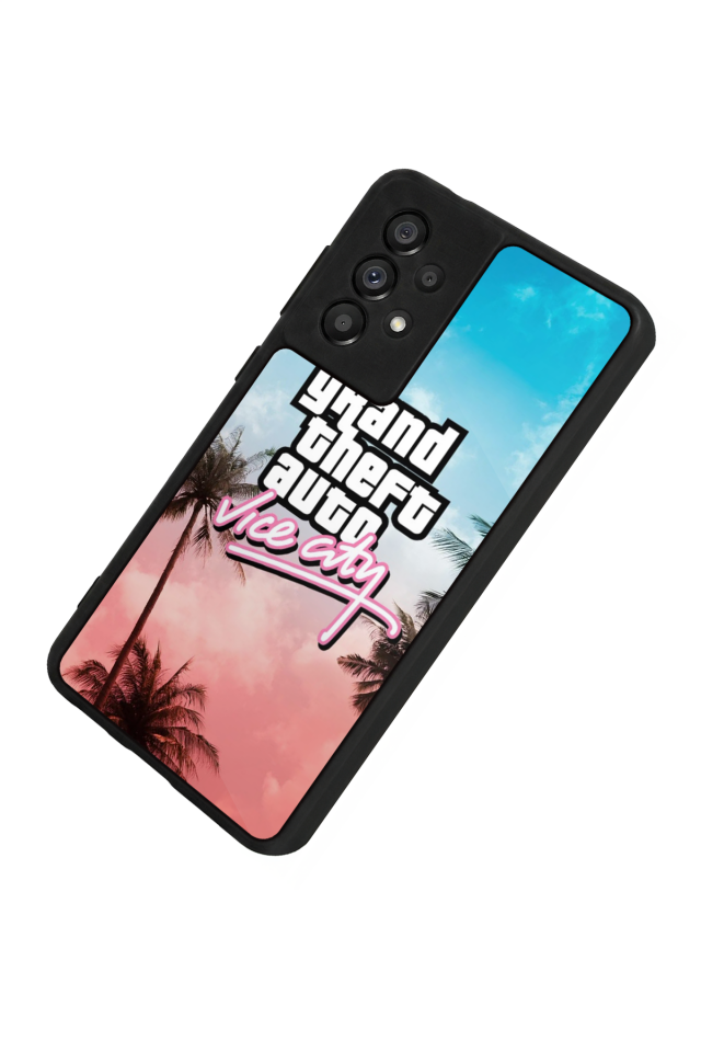 Samsung Galaxy A73 Uyumlu GTA Tasarımlı Glossy Premium Kılıf