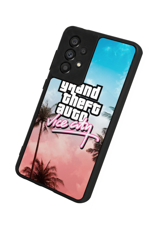 Samsung Galaxy A73 Uyumlu GTA Tasarımlı Glossy Premium Kılıf