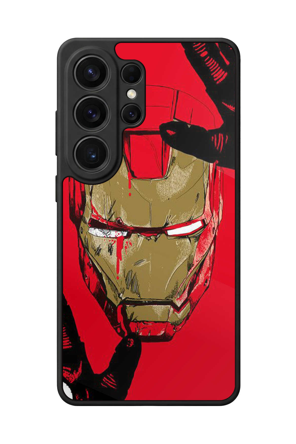 Samsung Galaxy S26 Ultra Uyumlu  Iron Man ( Demir Adam ) Tasarımlı Glossy Premium Kılıf