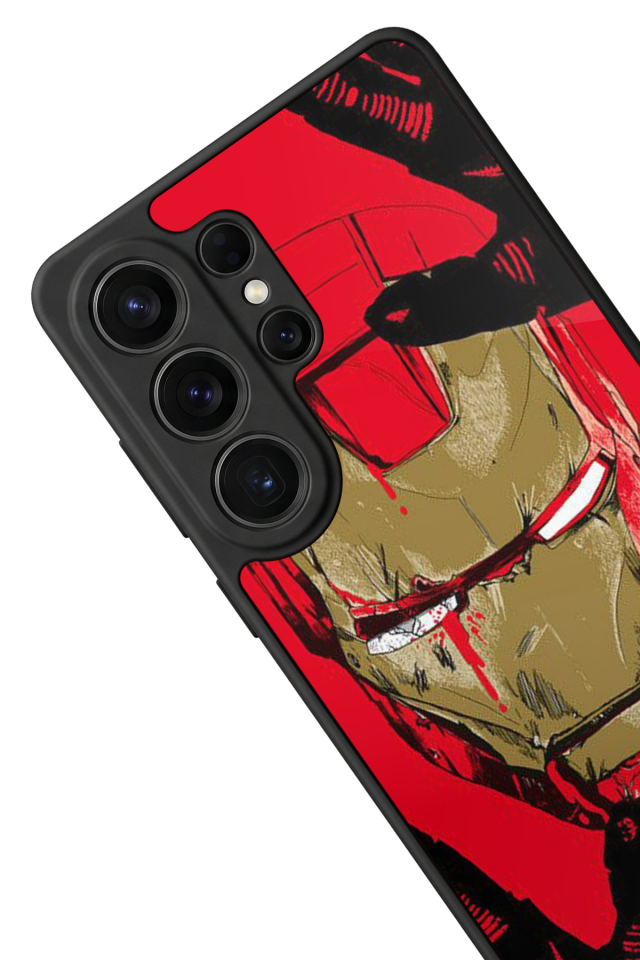 Samsung Galaxy S26 Ultra Uyumlu  Iron Man ( Demir Adam ) Tasarımlı Glossy Premium Kılıf
