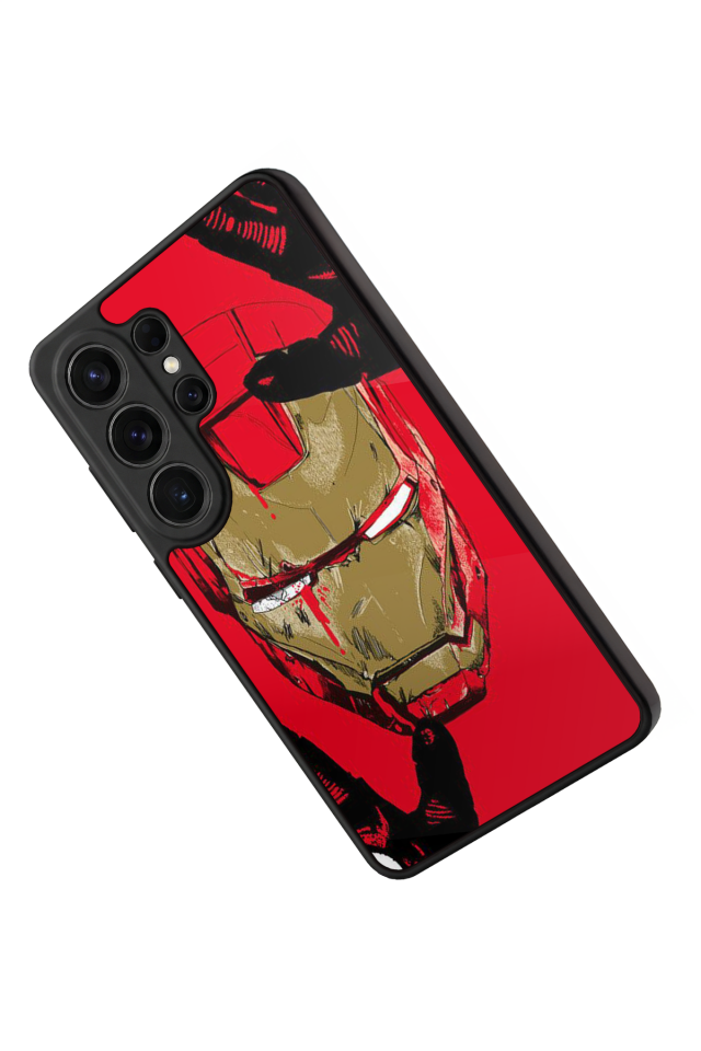 Samsung Galaxy S26 Ultra Uyumlu  Iron Man ( Demir Adam ) Tasarımlı Glossy Premium Kılıf