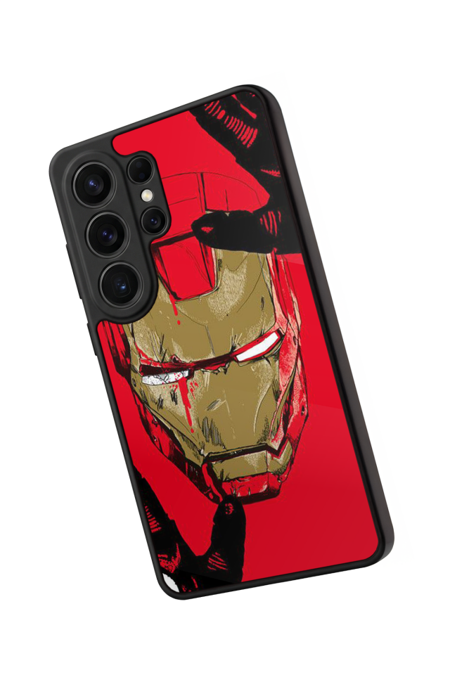 Samsung Galaxy S26 Ultra Uyumlu  Iron Man ( Demir Adam ) Tasarımlı Glossy Premium Kılıf
