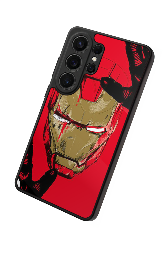 Samsung Galaxy S26 Ultra Uyumlu  Iron Man ( Demir Adam ) Tasarımlı Glossy Premium Kılıf