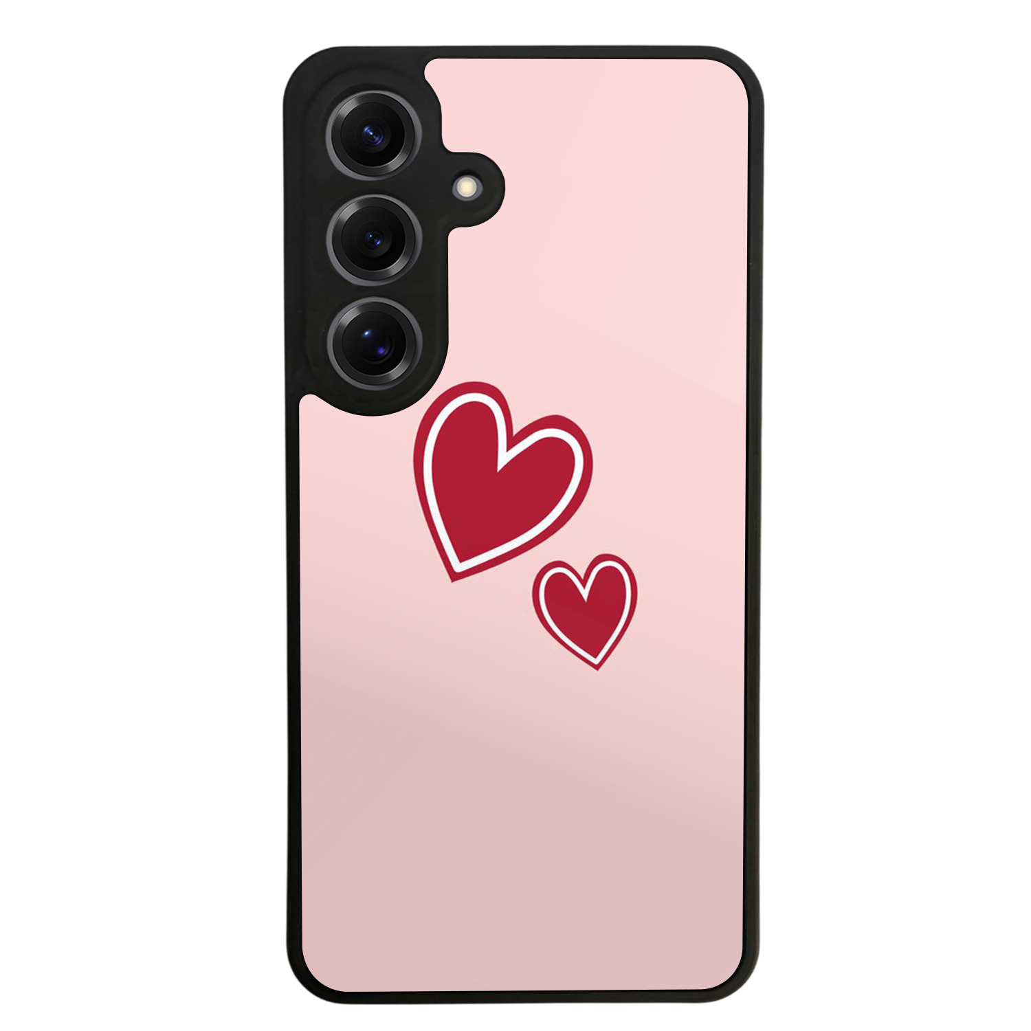 Samsung Galaxy S25 Uyumlu Kalp Love Tasarımlı Glossy Premium Kılıf