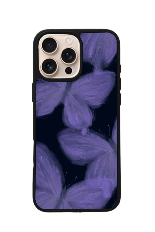 iPhone 14 Pro Max Uyumlu Kelebek Tasarımlı Glossy Premium Kılıf