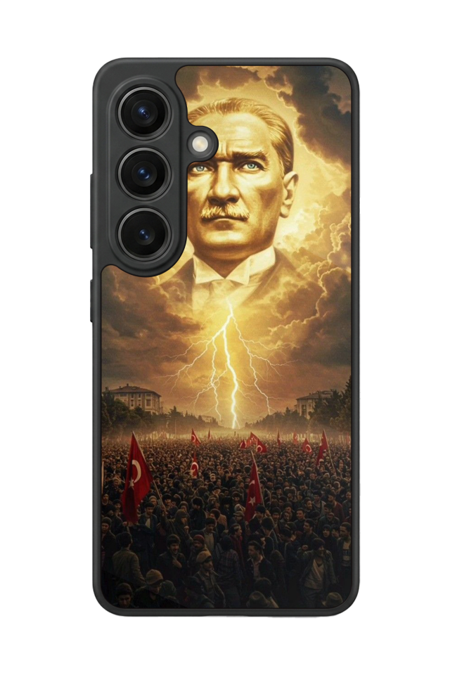 Samsung Galaxy S26 Uyumlu Mustafa Kemal Ataturk Tasarımlı Glossy Premium Kılıf