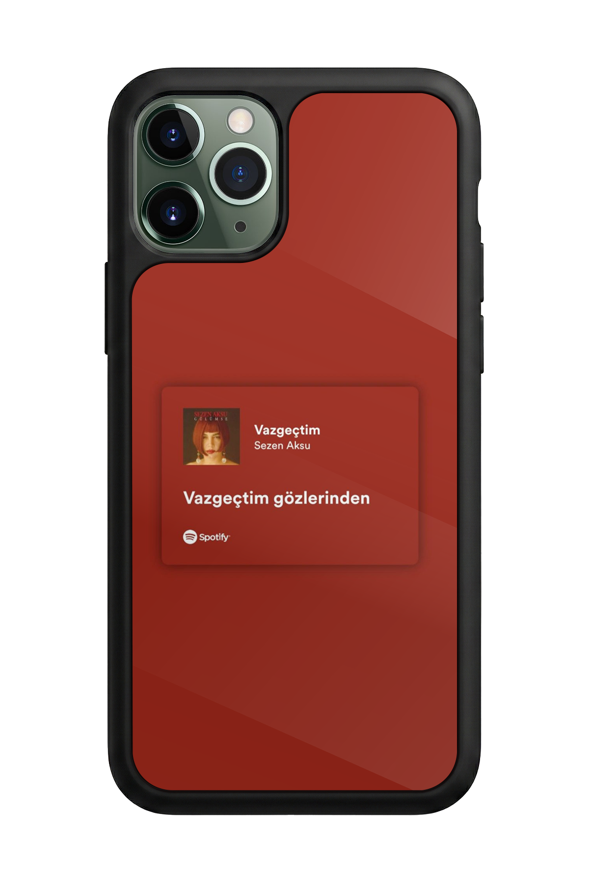 iPhone 11 Pro Max Uyumlu Sarki Sozleri Tasarımlı Glossy Premium Kılıf