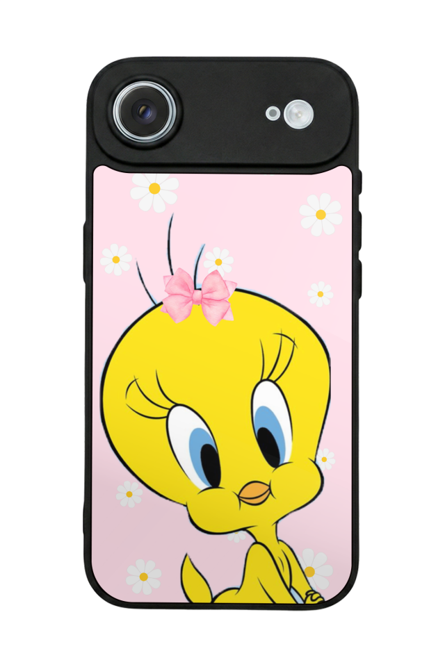 iPhone 17 Air Uyumlu Tweety Tasarımlı Glossy Premium Kılıf