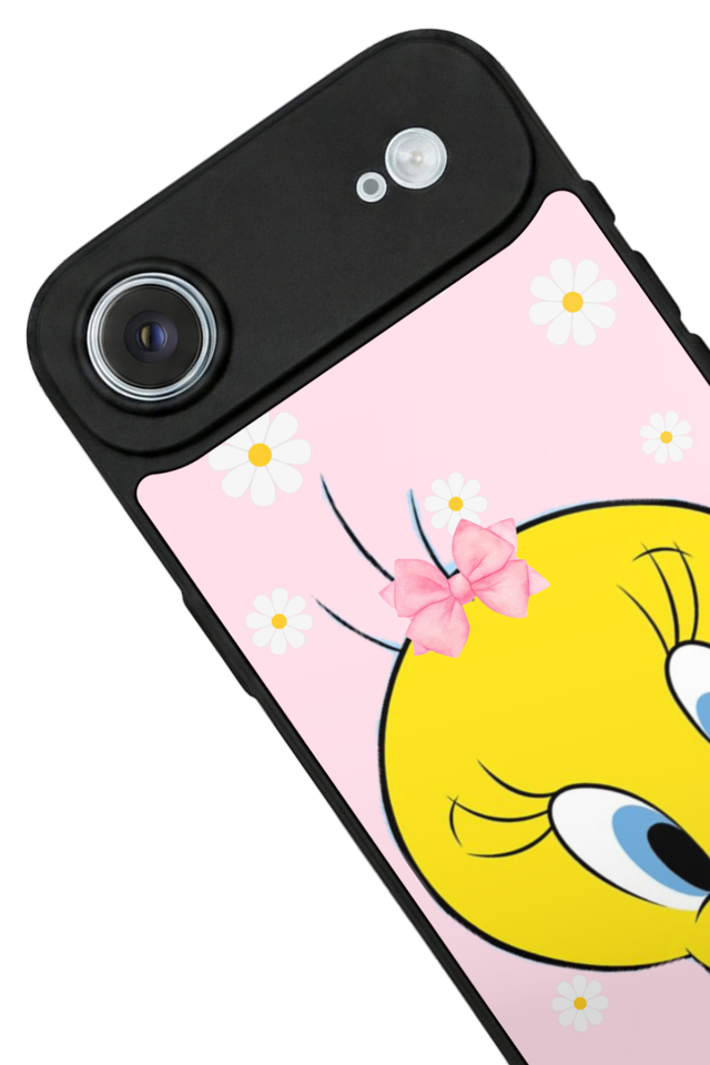 iPhone 17 Air Uyumlu Tweety Tasarımlı Glossy Premium Kılıf