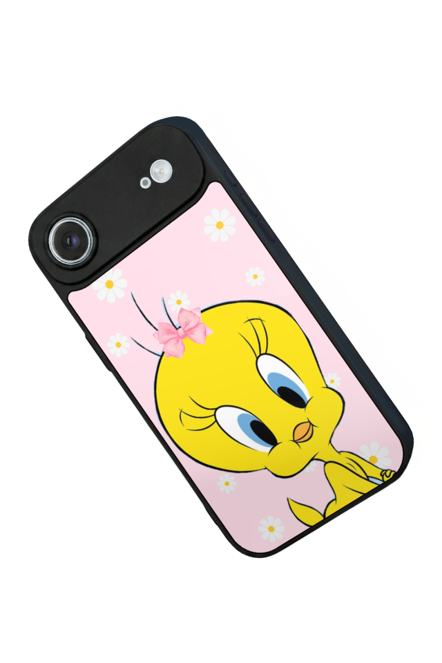 iPhone 17 Air Uyumlu Tweety Tasarımlı Glossy Premium Kılıf