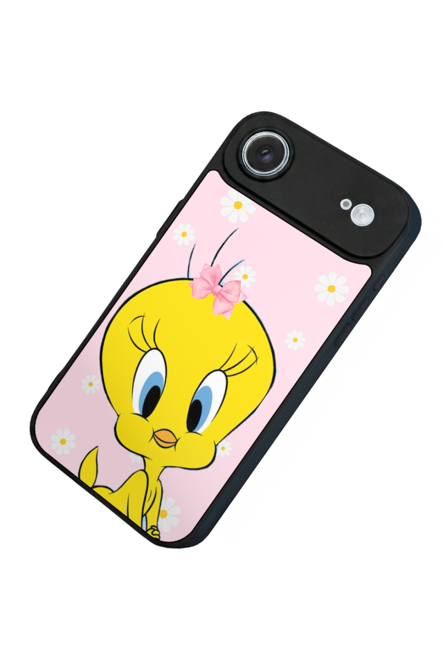 iPhone 17 Air Uyumlu Tweety Tasarımlı Glossy Premium Kılıf
