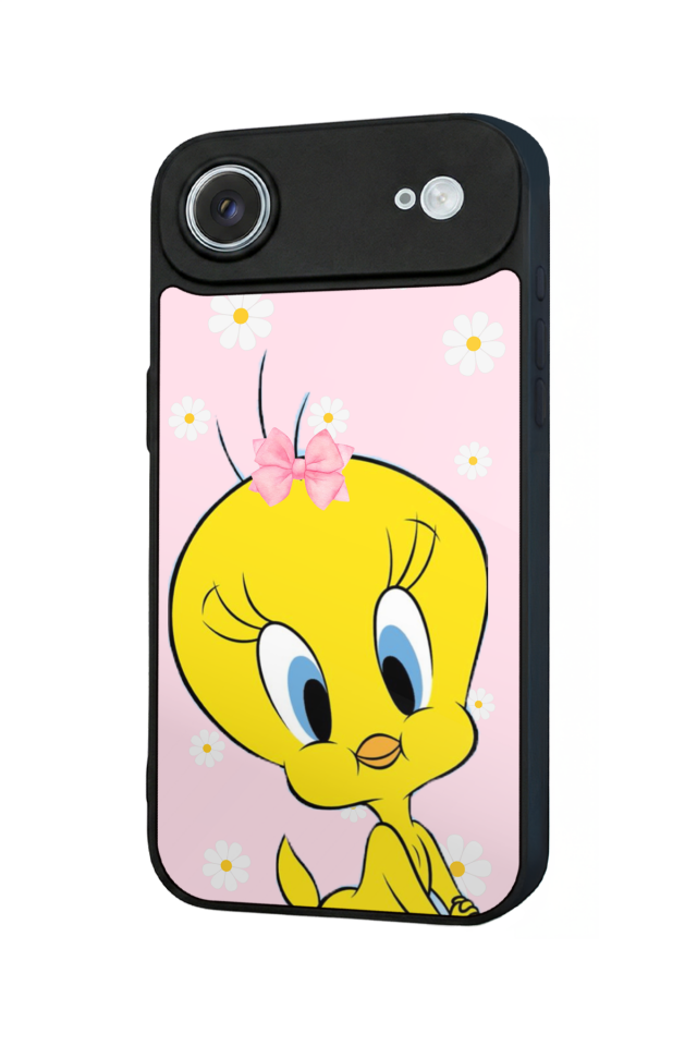 iPhone 17 Air Uyumlu Tweety Tasarımlı Glossy Premium Kılıf