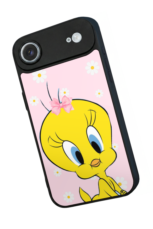 iPhone 17 Air Uyumlu Tweety Tasarımlı Glossy Premium Kılıf
