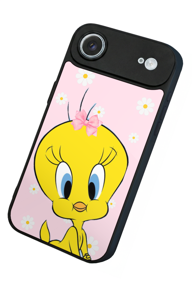 iPhone 17 Air Uyumlu Tweety Tasarımlı Glossy Premium Kılıf
