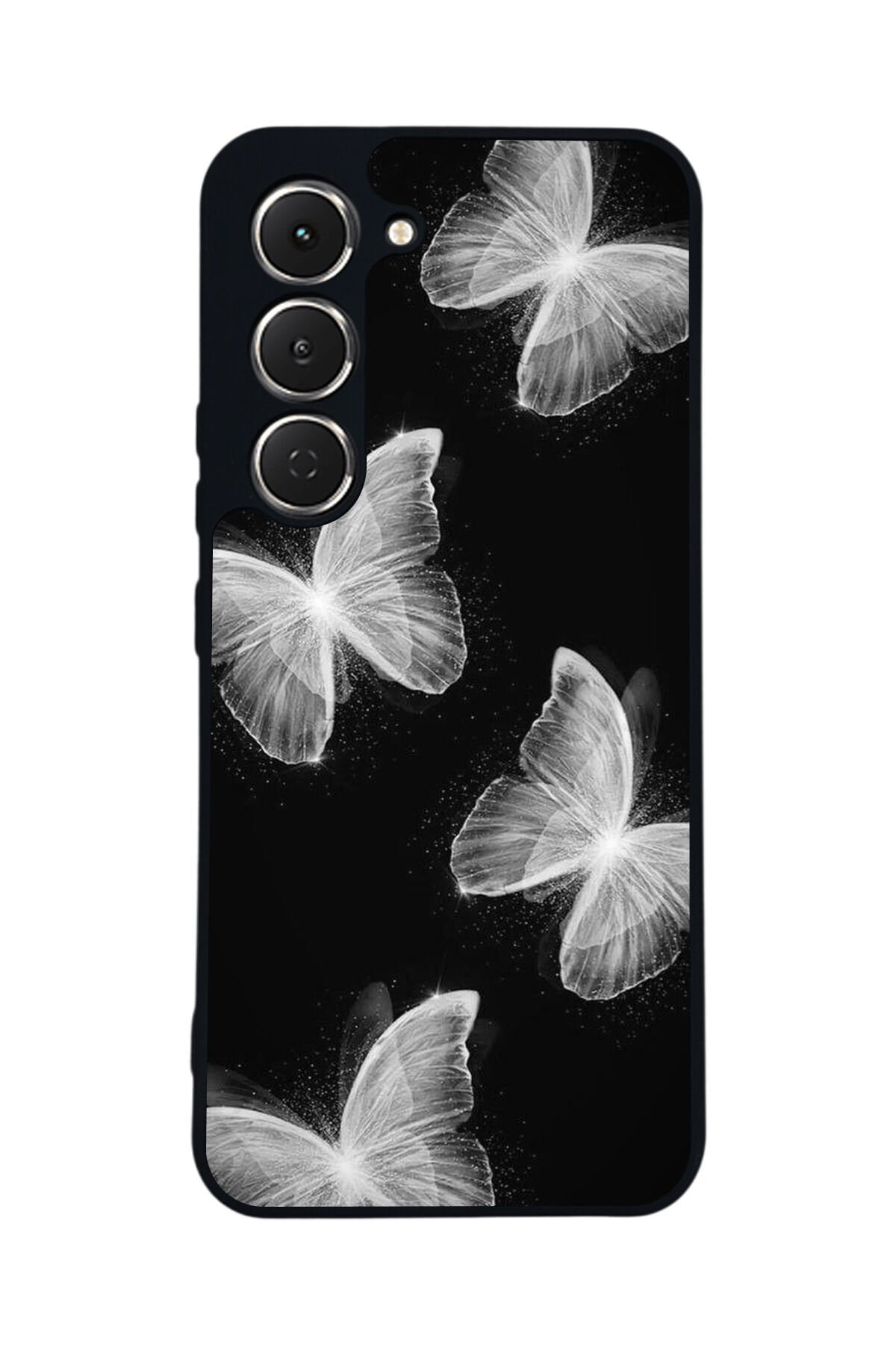 Tecno Spark 40 Pro Uyumlu Kelebek Tasarımlı Glossy Premium Kılıf