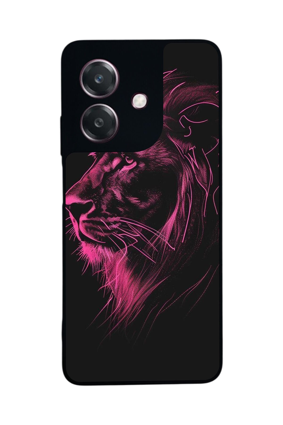 Oppo A3 5G Uyumlu Aslan Tasarımlı Glossy Premium Kılıf