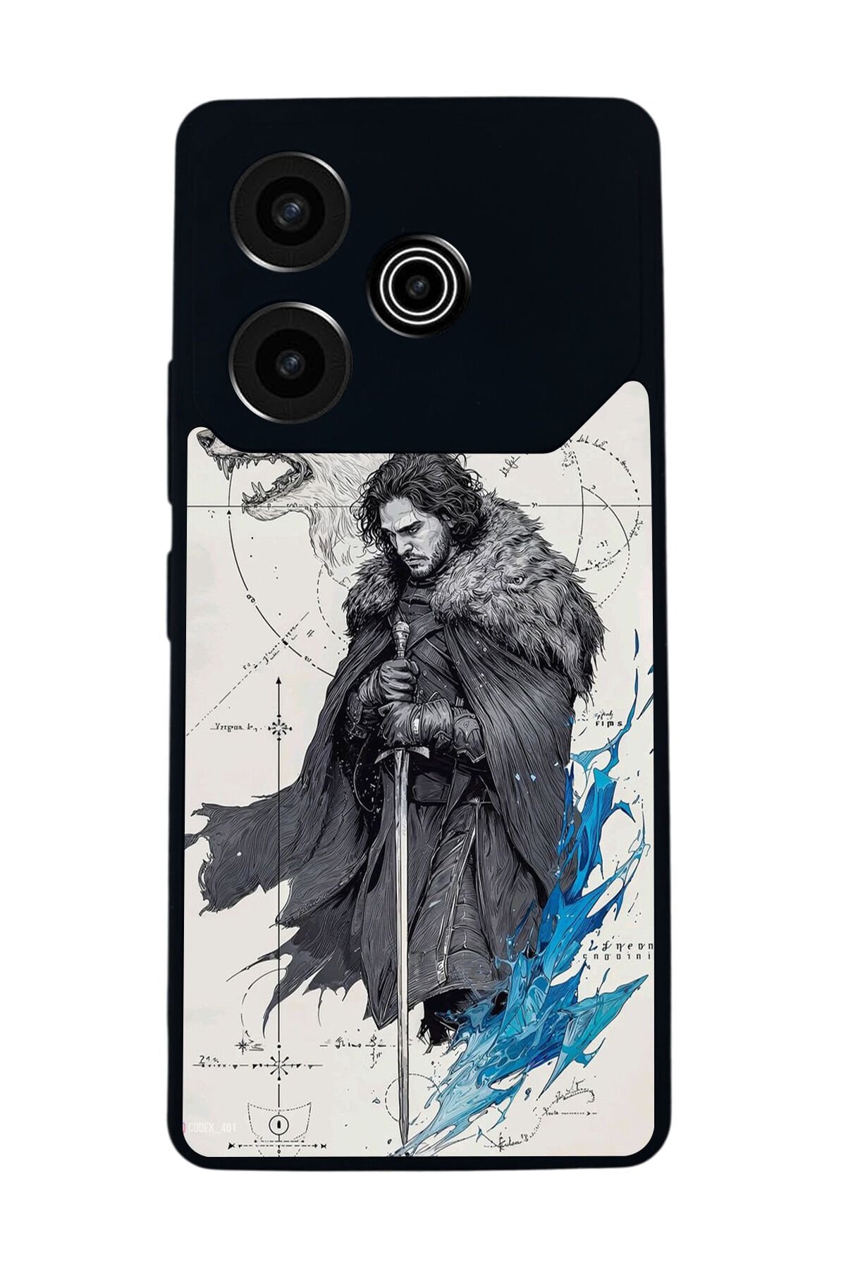 Tecno Pova 6 Uyumlu GameOfThrones Tasarımlı Glossy Premium Kılıf