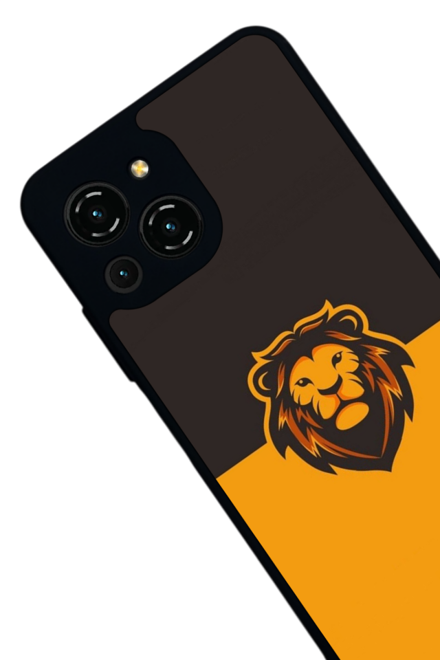 Reeder S23 Pro Max Uyumlu Aslan Tasarımlı Glossy Premium Kılıf