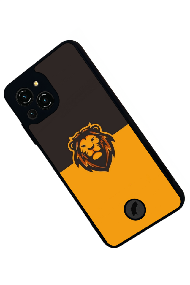 Reeder S23 Pro Max Uyumlu Aslan Tasarımlı Glossy Premium Kılıf