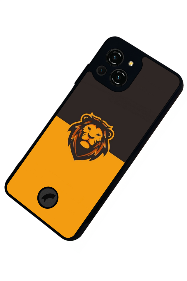 Reeder S23 Pro Max Uyumlu Aslan Tasarımlı Glossy Premium Kılıf