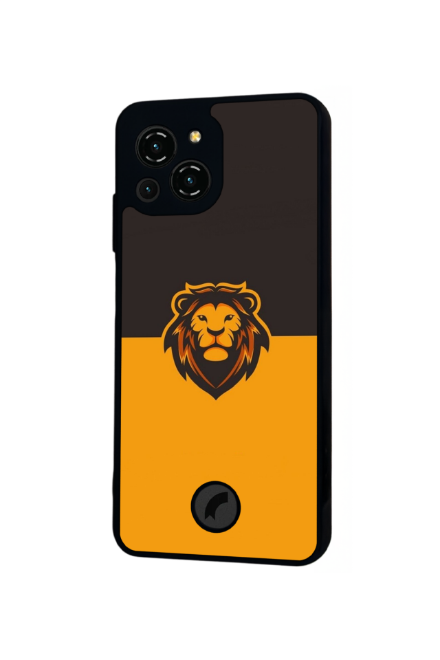 Reeder S23 Pro Max Uyumlu Aslan Tasarımlı Glossy Premium Kılıf