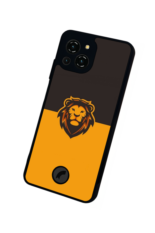 Reeder S23 Pro Max Uyumlu Aslan Tasarımlı Glossy Premium Kılıf