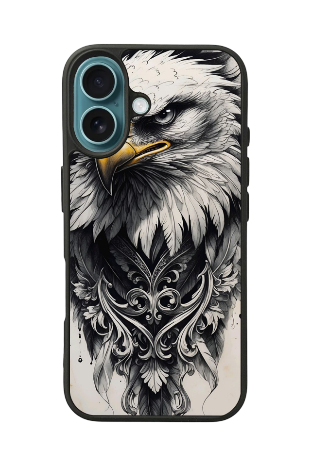 iPhone 16 Uyumlu Besiktas Tasarımlı Glossy Premium Kılıf