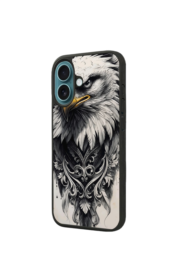 iPhone 16 Uyumlu Besiktas Tasarımlı Glossy Premium Kılıf