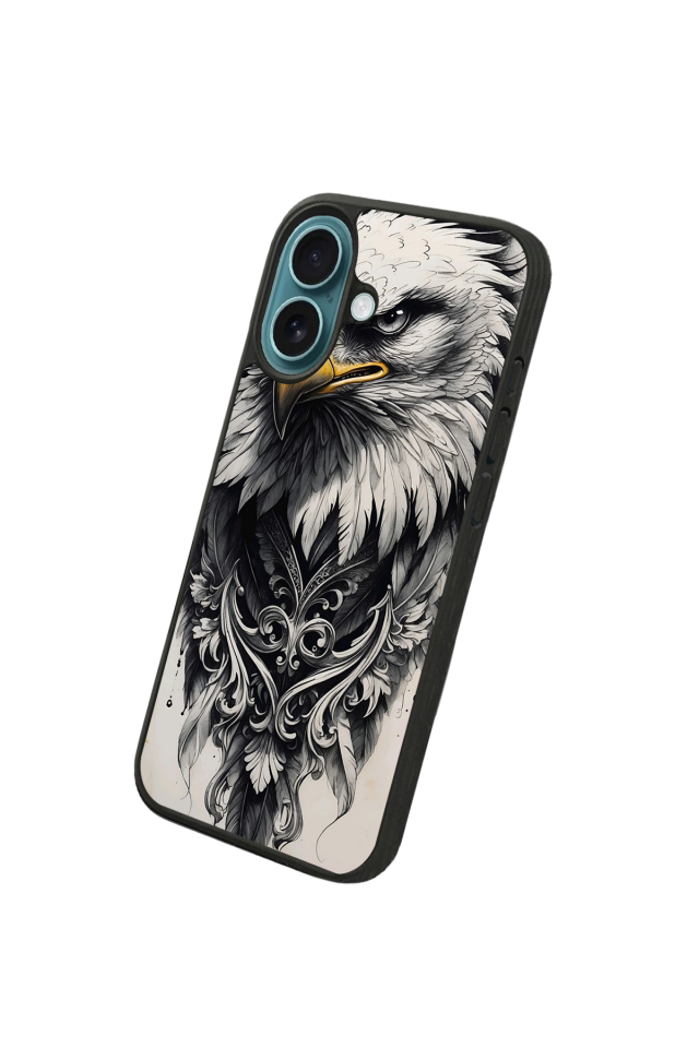 iPhone 16 Uyumlu Besiktas Tasarımlı Glossy Premium Kılıf