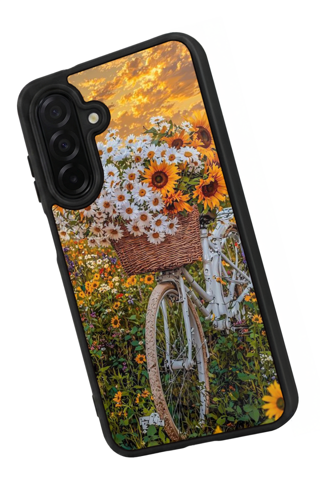 Samsung Galaxy A26 Uyumlu Cicek Tasarımlı Glossy Premium Kılıf