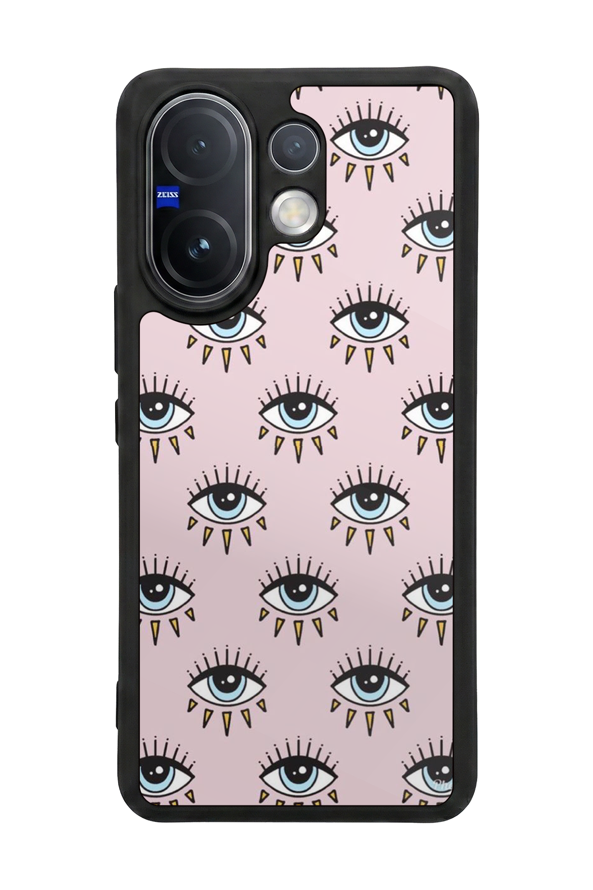 Vivo V60 Uyumlu Göz Tasarımlı Glossy Premium Kılıf