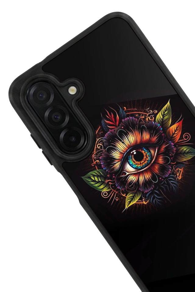 Samsung Galaxy A56 Uyumlu Göz Tasarımlı Glossy Premium Kılıf