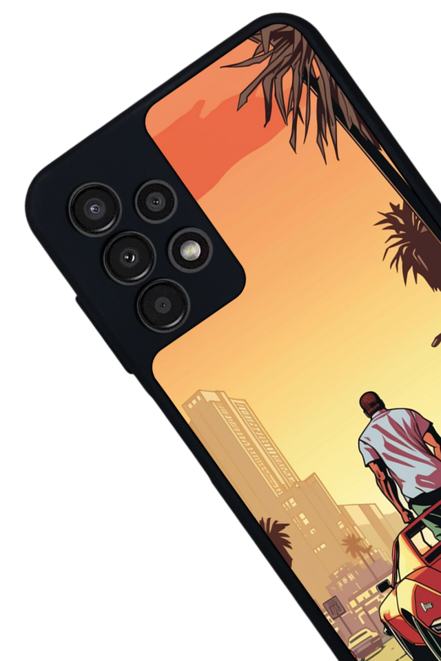 Samsung Galaxy A23 Uyumlu GTA Tasarımlı Glossy Premium Kılıf