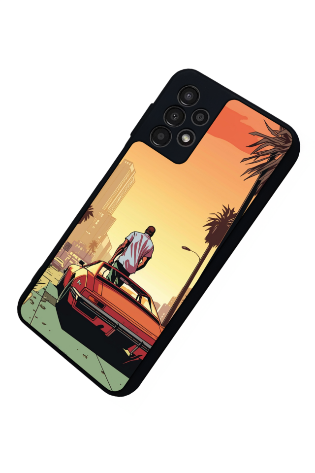 Samsung Galaxy A23 Uyumlu GTA Tasarımlı Glossy Premium Kılıf