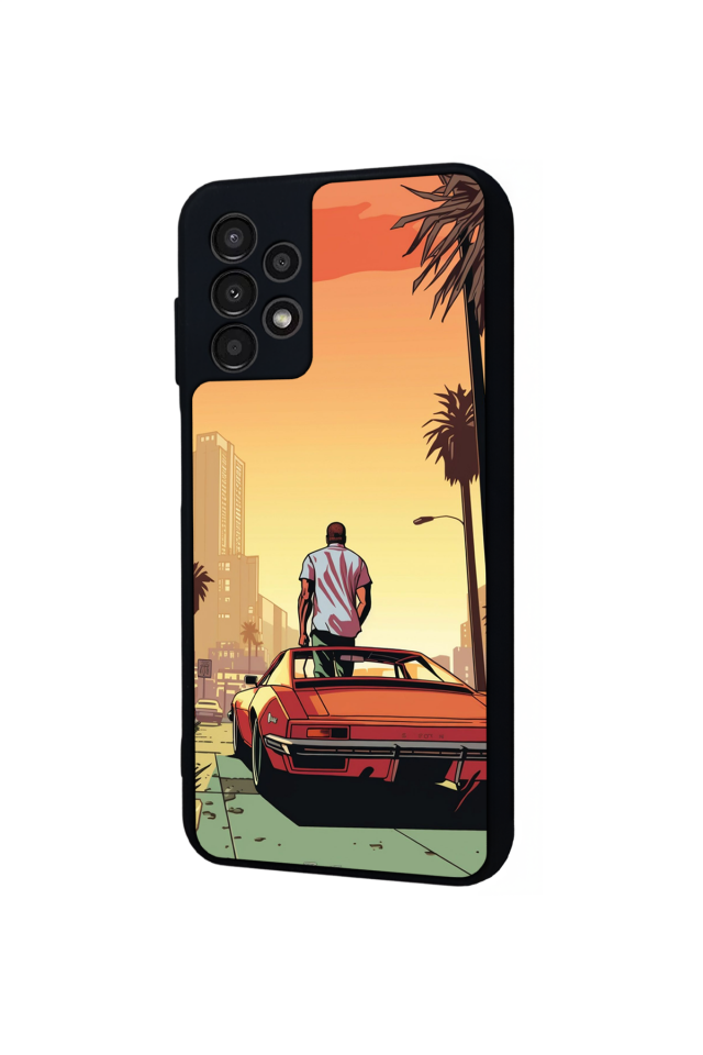 Samsung Galaxy A23 Uyumlu GTA Tasarımlı Glossy Premium Kılıf