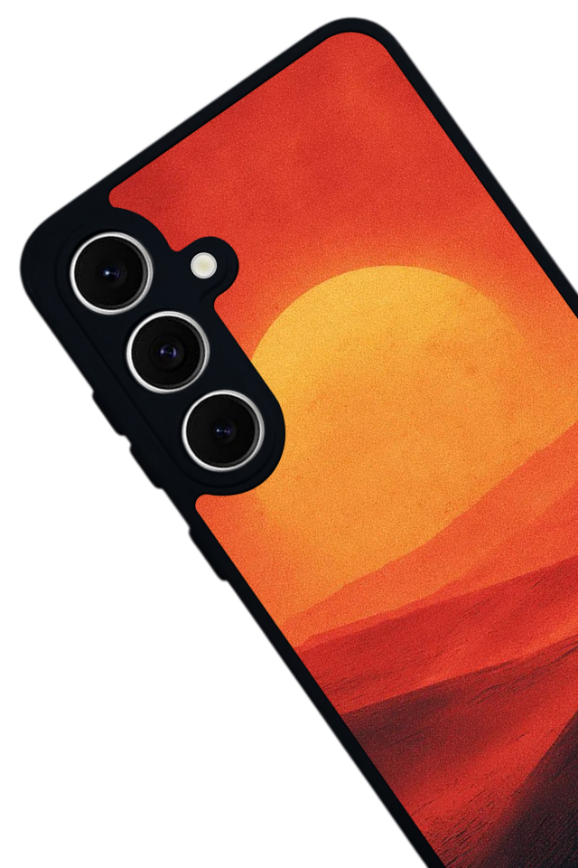 Samsung Galaxy A16 Uyumlu Güneş Tasarımlı Glossy Premium Kılıf