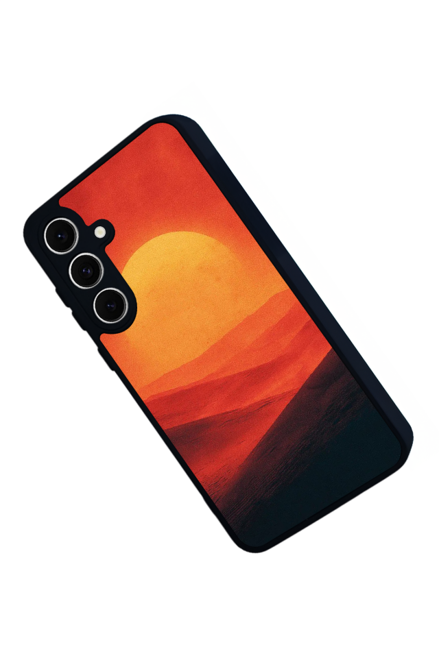 Samsung Galaxy A16 Uyumlu Güneş Tasarımlı Glossy Premium Kılıf