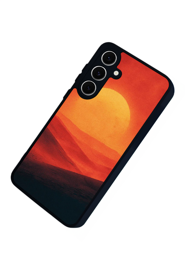 Samsung Galaxy A16 Uyumlu Güneş Tasarımlı Glossy Premium Kılıf