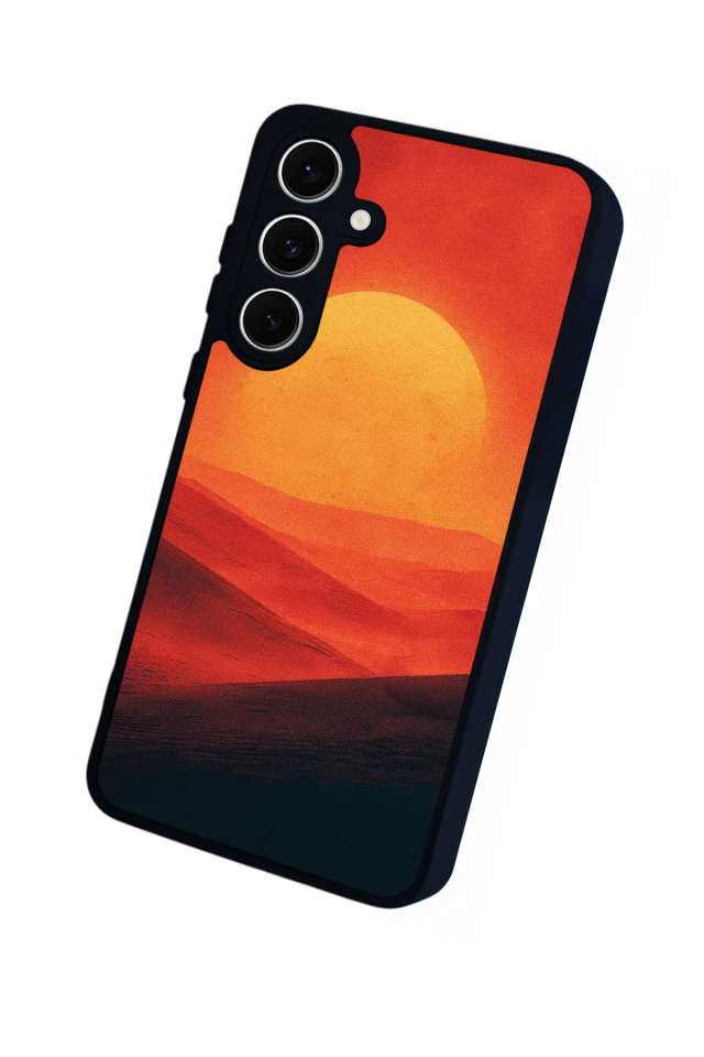 Samsung Galaxy A16 Uyumlu Güneş Tasarımlı Glossy Premium Kılıf